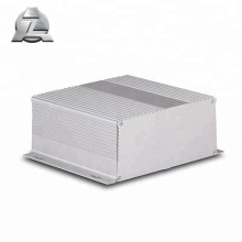 silver new design extruded aluminum electronic chassis enclosure